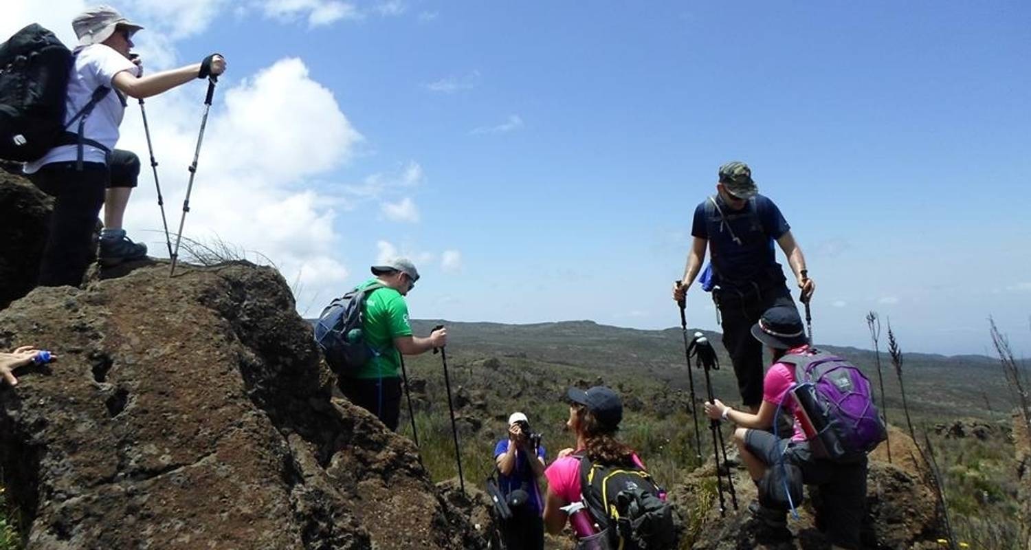 Trekkers on Kilimanjaro